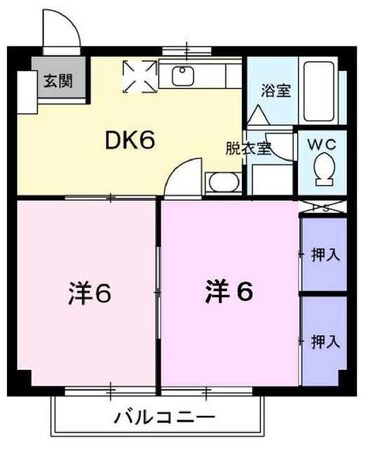 コーポ宮前の物件間取画像